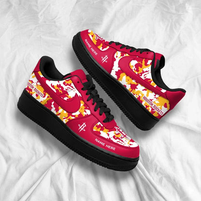 [SLAM DUNK DEAL] NEW CUSTOMIZED NBA07 HRO HOUSTON ROCKETS AF1 SHOES