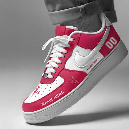 [SLAM DUNK DEAL] NEW CUSTOMIZED NBA07 HRO HOUSTON ROCKETS AF1 SHOES
