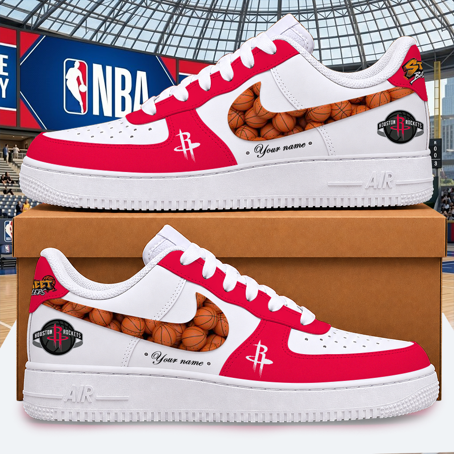 [SLAM DUNK DEAL] NEW CUSTOMIZED NBA07 HRO HOUSTON ROCKETS AF1 SHOES