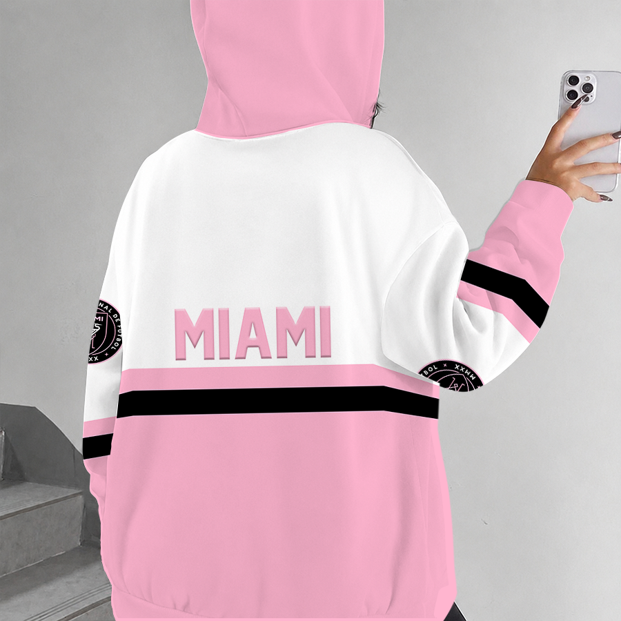 [GOAL DEAL] NEW CUSTOMIZED MLS07 IMC INTER MIAMI CF ZIP HOODIE