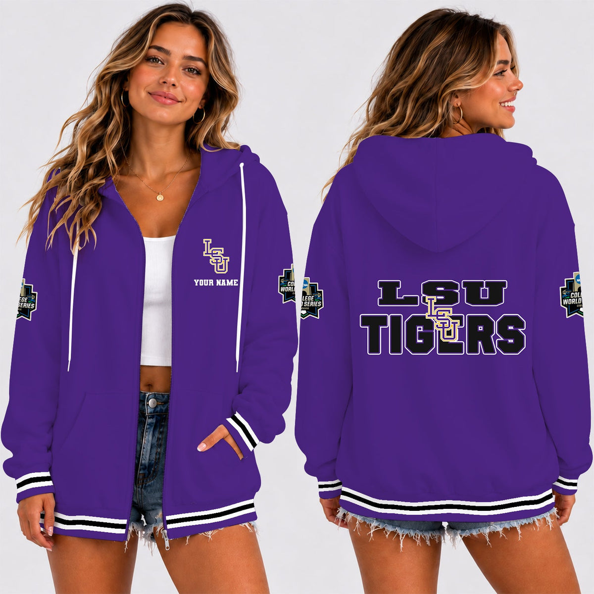 [HOMERUN DEAL] NEW CUSTOMIZED NCAA CWS07 LST LSU TIGERS T-SHIRT, HOODIE, ZIP HOODIE