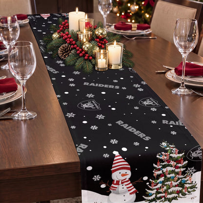 [TOUCHDOWN DEAL] NEW CUSTOMIZED NFL07 LVR LAS VEGAS RAIDERS TABLE RUNNER