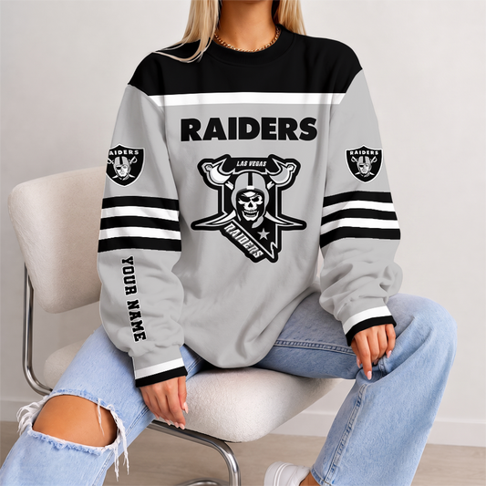 [TOUCHDOWN DEAL] NEW CUSTOMIZED NFL07 LVR LAS VEGAS RAIDERS UNISEX SWEATSHIRT