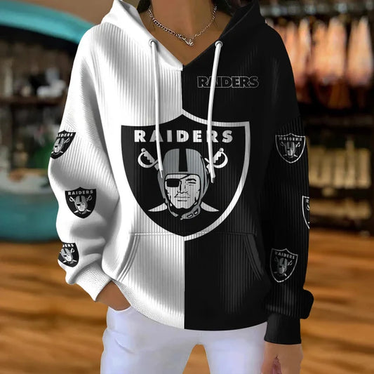 [TOUCHDOWN DEAL] NEW CUSTOMIZED NFL07 LVR LAS VEGAS RAIDERS RIBBED HOODIE & SWEATSHIRT