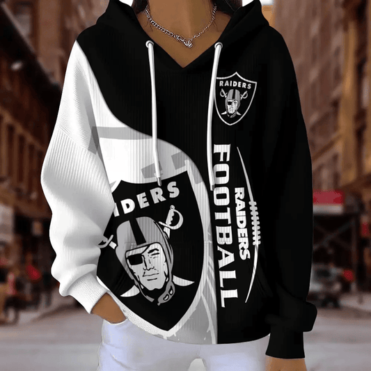 [TOUCHDOWN DEAL] NEW CUSTOMIZED NFL07 LVR LAS VEGAS RAIDERS RIBBED HOODIE & SWEATSHIRT
