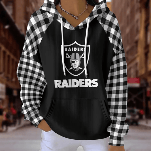[TOUCHDOWN DEAL] NEW CUSTOMIZED NFL07 LVR LAS VEGAS RAIDERS RIBBED HOODIE & SWEATSHIRT