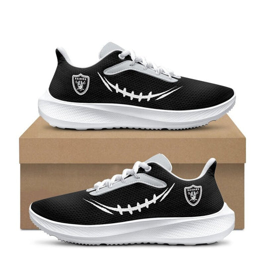 [TOUCHDOWN DEAL] NEW CUSTOMIZED NFL07 LVR LAS VEGAS RAIDERS ROAD RUNNING SHOES