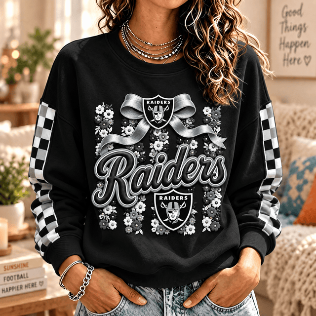 [TOUCHDOWN DEAL] NEW CUSTOMIZED NFL07 LVR LAS VEGAS RAIDERS  UNISEX SWEATSHIRT