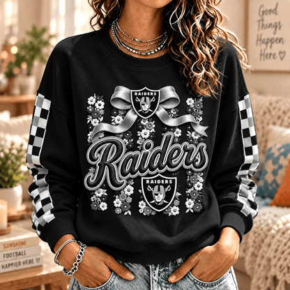 [TOUCHDOWN DEAL] NEW CUSTOMIZED NFL07 LVR LAS VEGAS RAIDERS  UNISEX SWEATSHIRT