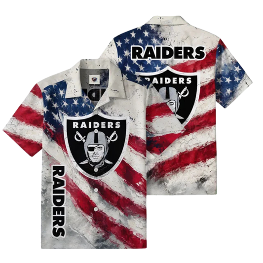 [TOUCHDOWN DEAL] NEW CUSTOMIZED NFL07 LVR LAS VEGAS RAIDERS UNISEX HAWAIIAN SHIRT
