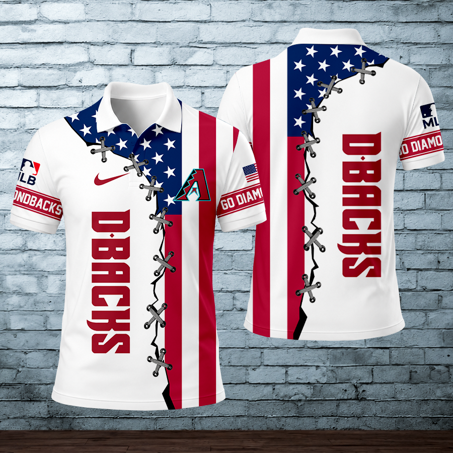 [HOMERUN DEAL] NEW CUSTOMIZED MLB07 ADS ARIZONA DIAMONDBACKS POLO SHIRT