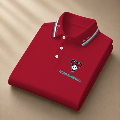 [HOMERUN DEAL] NEW CUSTOMIZED MLB07 ADS ARIZONA DIAMONDBACKS POLO SHIRT