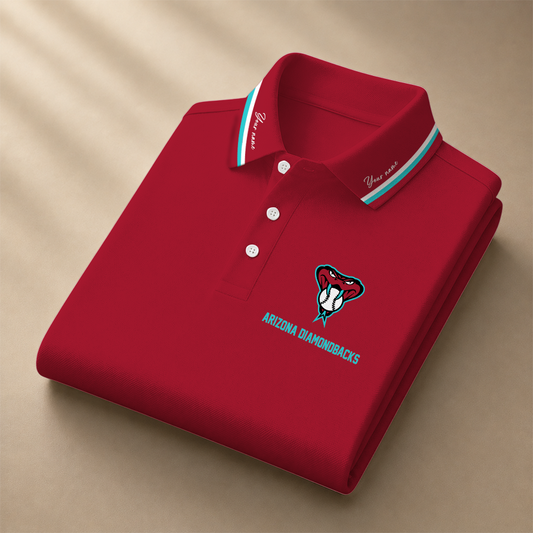 [HOMERUN DEAL] NEW CUSTOMIZED MLB07 ADS ARIZONA DIAMONDBACKS POLO SHIRT