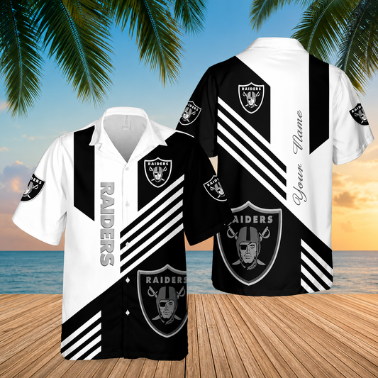 [TOUCHDOWN DEAL] NEW CUSTOMIZED NFL07 LVR LAS VEGAS RAIDERS UNISEX HAWAIIAN SHIRT