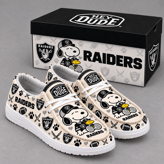 [TOUCHDOWN DEAL] NEW CUSTOMIZED NFL07 LVR LAS VEGAS RAIDERS LOAFER SHOES