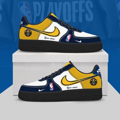 [HOT DEAL] NEW CUSTOMIZED NBA08 DNU DENVER NUGGETS AF1 SHOES