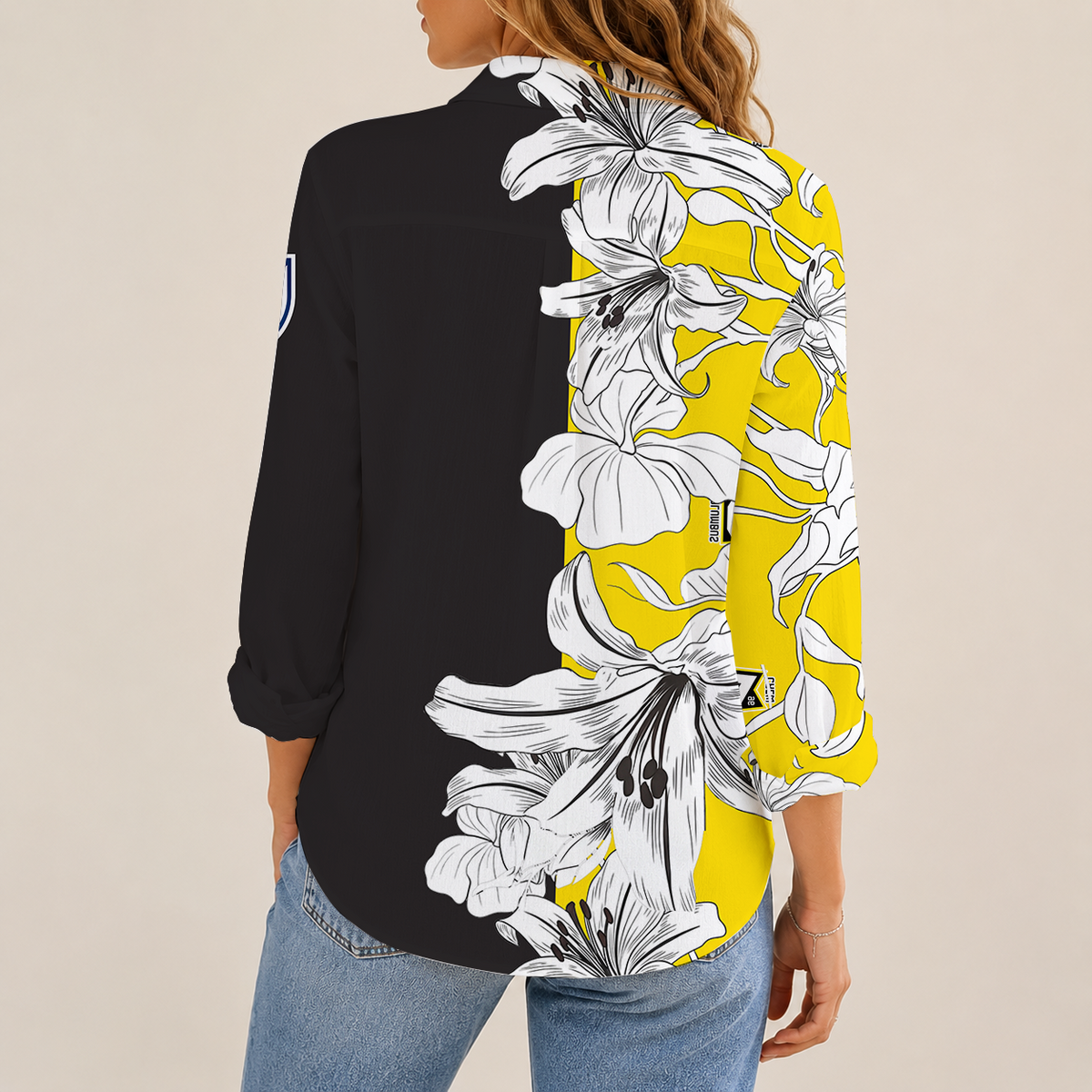 [GOAL DEAL] NEW CUSTOMIZED MLS08 CLC COLUMBUS CREW WOMEN CASUAL SHIRT