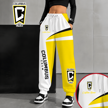 [GOAL DEAL] NEW CUSTOMIZED MLS08 CLC COLUMBUS CREW SWEATPANTS