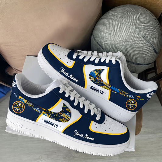 [SLAM DUNK DEAL] NEW CUSTOMIZED NBA08 DNU DENVER NUGGETS AF1 SHOES