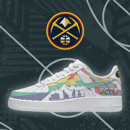 [SLAM DUNK DEAL] NEW CUSTOMIZED NBA08 DNU DENVER NUGGETS AF1 SHOES