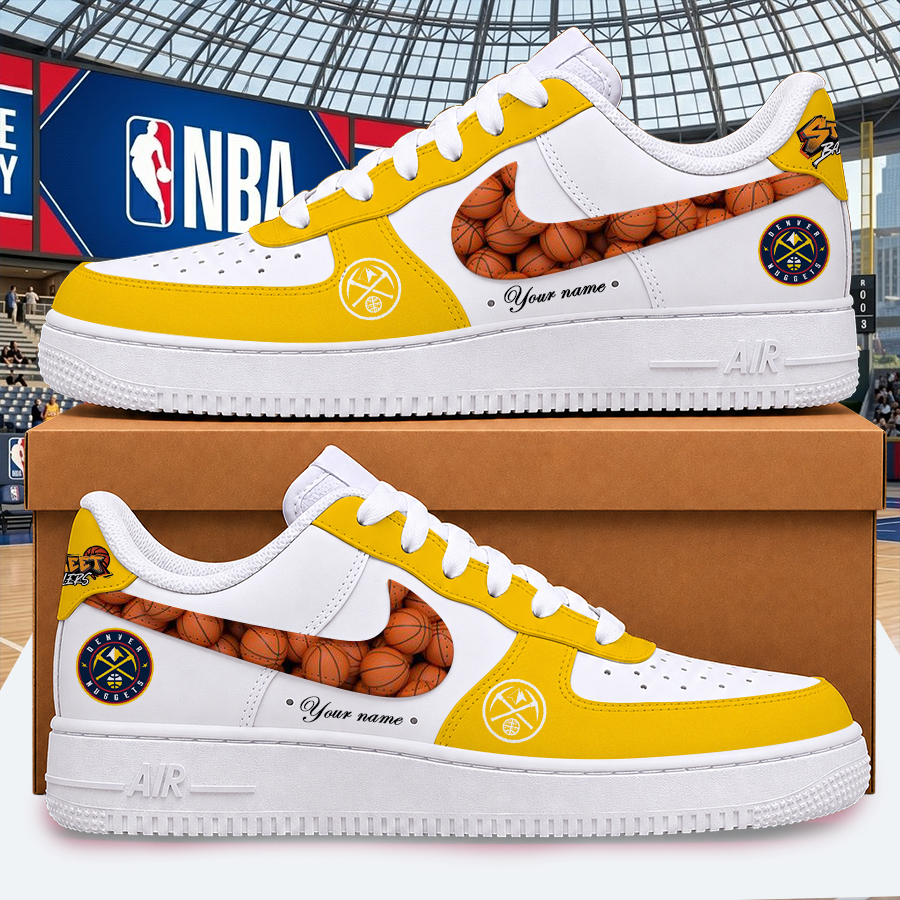[SLAM DUNK DEAL] NEW CUSTOMIZED NBA08 DNU DENVER NUGGETS AF1 SHOES