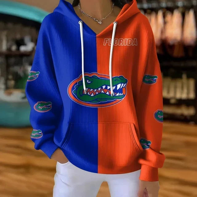 [HOMERUN DEAL] NEW CUSTOMIZED NCAA CWS08 FLG FLORIDA GATORS RIBBED HOODIE & SWEATSHIRT