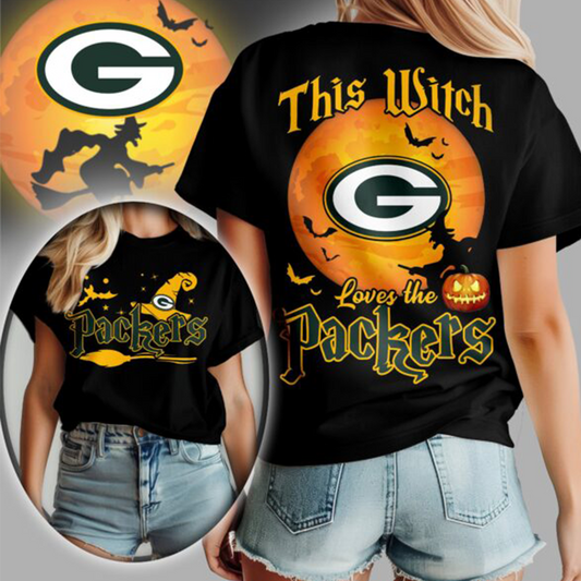 [TOUCHDOWN DEAL] NEW CUSTOMIZED NFL08 GBP GREEN BAY PACKERS  HALLOWEEN T-SHIRT, HOODIE & ZIP HOODIE