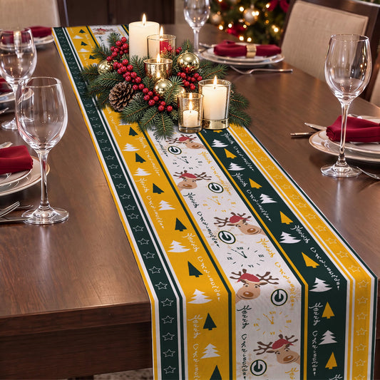 [TOUCHDOWN DEAL] NEW CUSTOMIZED NFL08 GBP GREEN BAY PACKERS TABLE RUNNER