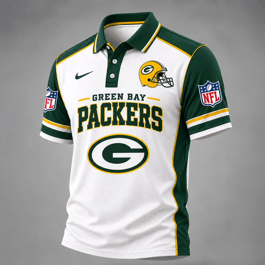 [TOUCHDOWN DEAL] NEW CUSTOMIZED NFL08 GBP THE PACKERS POLO SHIRT