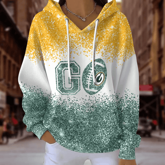 [TOUCHDOWN DEAL] NEW CUSTOMIZED NFL08 GBP GREEN BAY PACKERS RIBBED HOODIE & SWEATSHIRT