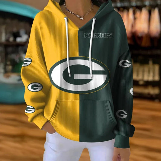 [TOUCHDOWN DEAL] NEW CUSTOMIZED NFL08 GBP GREEN BAY PACKERS RIBBED HOODIE & SWEATSHIRT