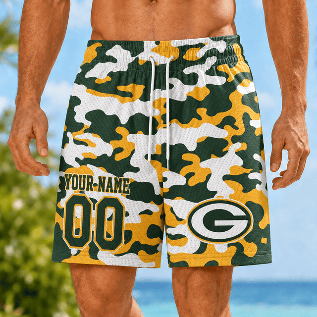 [TOUCHDOWN DEAL] NEW CUSTOMIZED NFL08 GBP GREEN BAY PACKERS SHORT PANTS