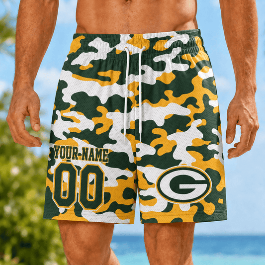 [TOUCHDOWN DEAL] NEW CUSTOMIZED NFL08 GBP GREEN BAY PACKERS SHORT PANTS