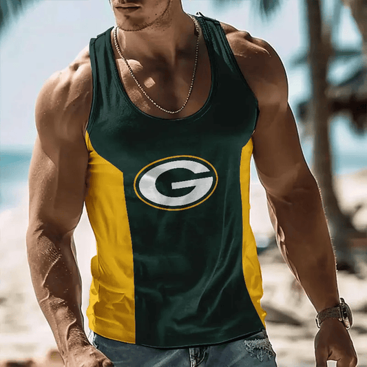 [TOUCHDOWN DEAL] NEW CUSTOMIZED NFL08 GBP GREEN BAY PACKERS UNISEX TANK TOP