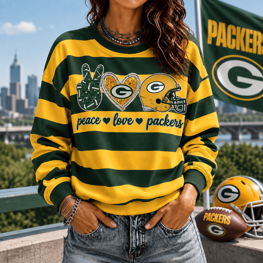[TOUCHDOWN DEAL] NEW CUSTOMIZED NFL08 GBP GREEN BAY PACKERS UNISEX SWEATSHIRT