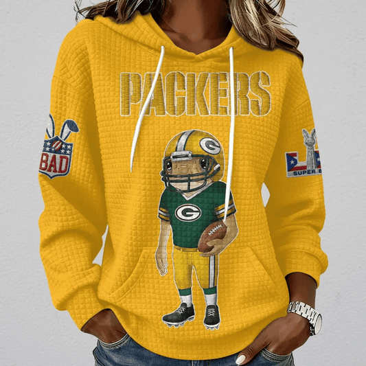 [TOUCHDOWN DEAL] NEW CUSTOMIZED NFL08 GBP GREEN BAY PACKERS UNISEX HOODED SWEATSHIRT
