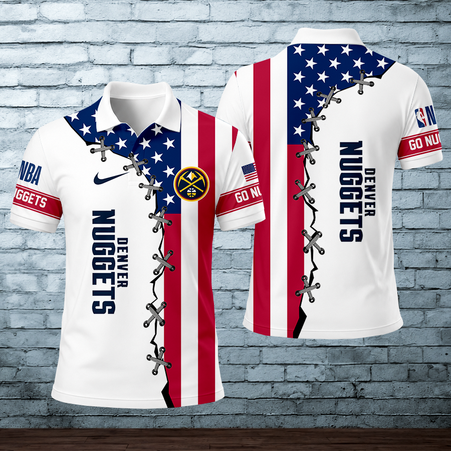 [HOT DEAL] NEW CUSTOMIZED NBA08 DNU DENVER NUGGETS POLO SHIRT