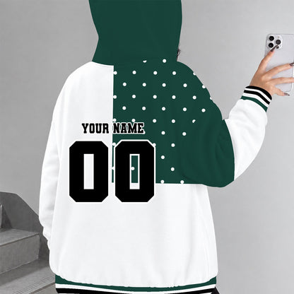 [PUCK DROP DEAL] NEW CUSTOMIZED NCAA MFF08 MSS MICHIGAN STATE SPARTANS STRAPPY ZIP HOODIE