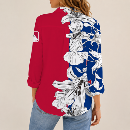 [HOMERUN DEAL] NEW CUSTOMIZED MLB08 TRS TEXAS RANGERS WOMEN CASUAL SHIRT