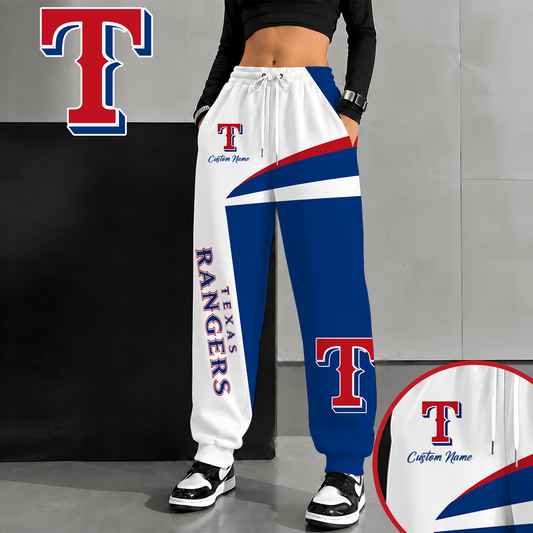 [HOMERUN DEAL] NEW CUSTOMIZED MLB08 TRS TEXAS RANGERS SWEATPANTS