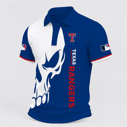 [HOMERUN DEAL] NEW CUSTOMIZED MLB08 TRS TEXAS RANGERS POLO SHIRT
