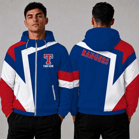 [HOMERUN DEAL] NEW CUSTOMIZED MLB08 TRS TEXAS RANGERS WINDBREAKER JACKET
