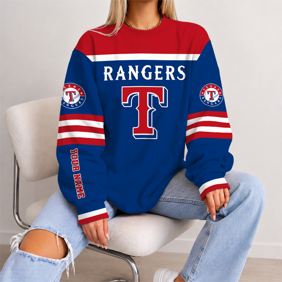 [HOMERUN DEAL] NEW CUSTOMIZED MLB08 TRS TEXAS RANGERS UNISEX SWEATSHIRT