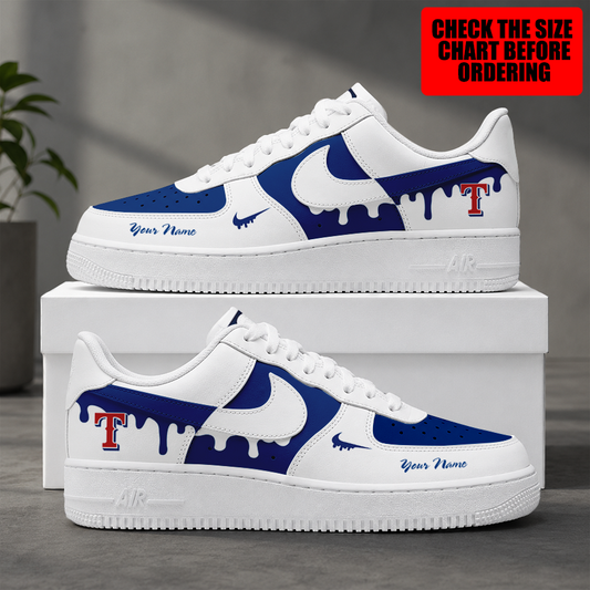 [HOMERUN DEAL] NEW CUSTOMIZED MLB08 TRS TEXAS RANGERS AF1 SHOES