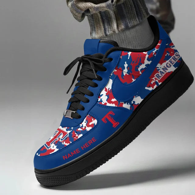[HOMERUN DEAL] NEW CUSTOMIZED MLB08 TRS TEXAS RANGERS AF1 SHOES