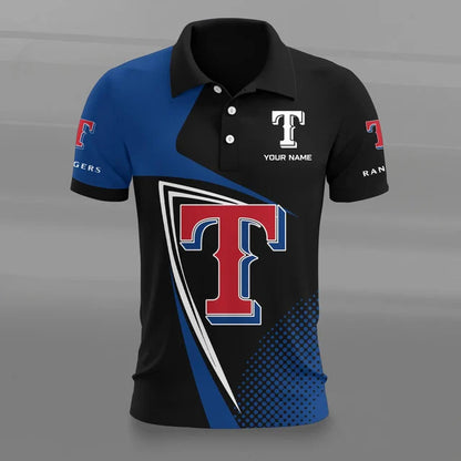 [HOMERUN DEAL] NEW CUSTOMIZED MLB08 TRS TEXAS RANGERS POLO SHIRT