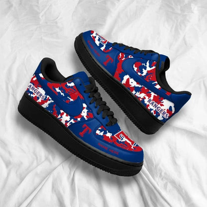 [HOMERUN DEAL] NEW CUSTOMIZED MLB08 TRS TEXAS RANGERS AF1 SHOES