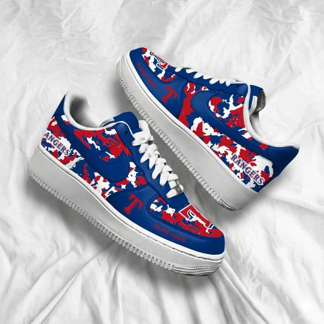 [HOMERUN DEAL] NEW CUSTOMIZED MLB08 TRS TEXAS RANGERS AF1 SHOES
