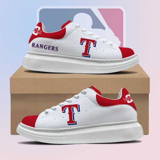 [HOMERUN DEAL] NEW CUSTOMIZED MLB08 TRS TEXAS RANGERS MCQUEEN SHOES