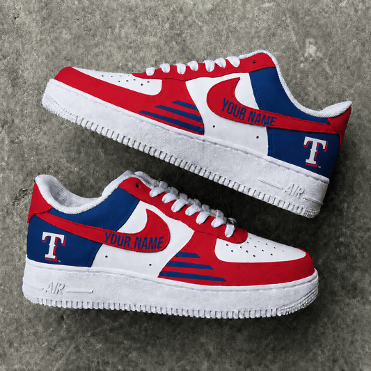 [HOMERUN DEAL] NEW CUSTOMIZED MLB08 TRS TEXAS RANGERS AF1 SHOES